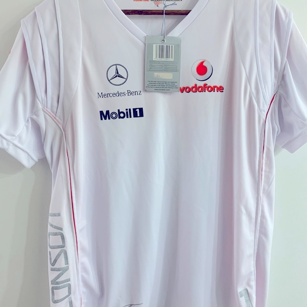 McLeran Mercedes racing promo shirt size large